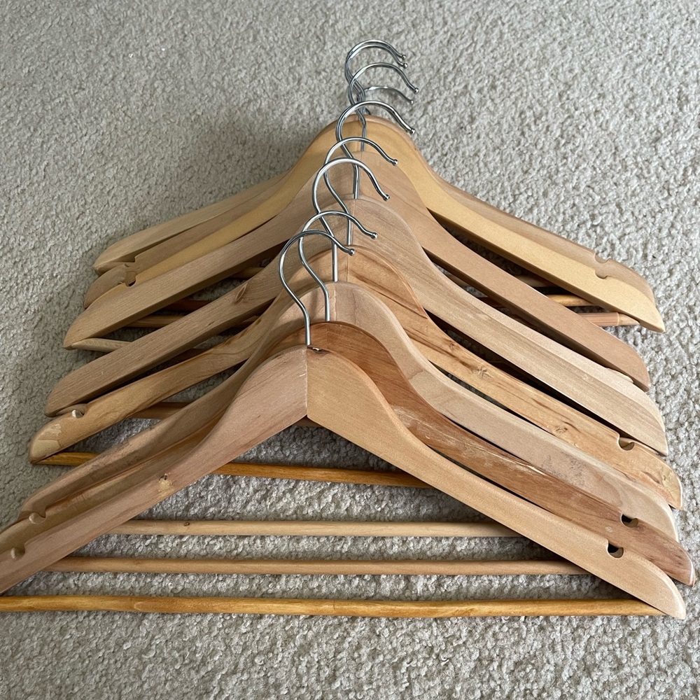 Wooden hangers